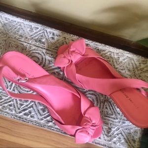 Etienne Aigner slingback peep toe heels - 8.5